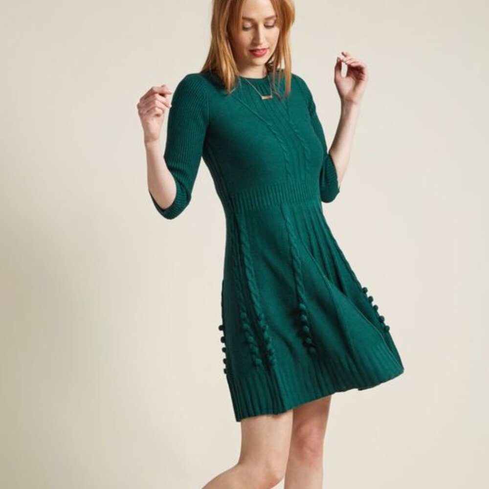 Modcloth Warm Cider Sweater Dress